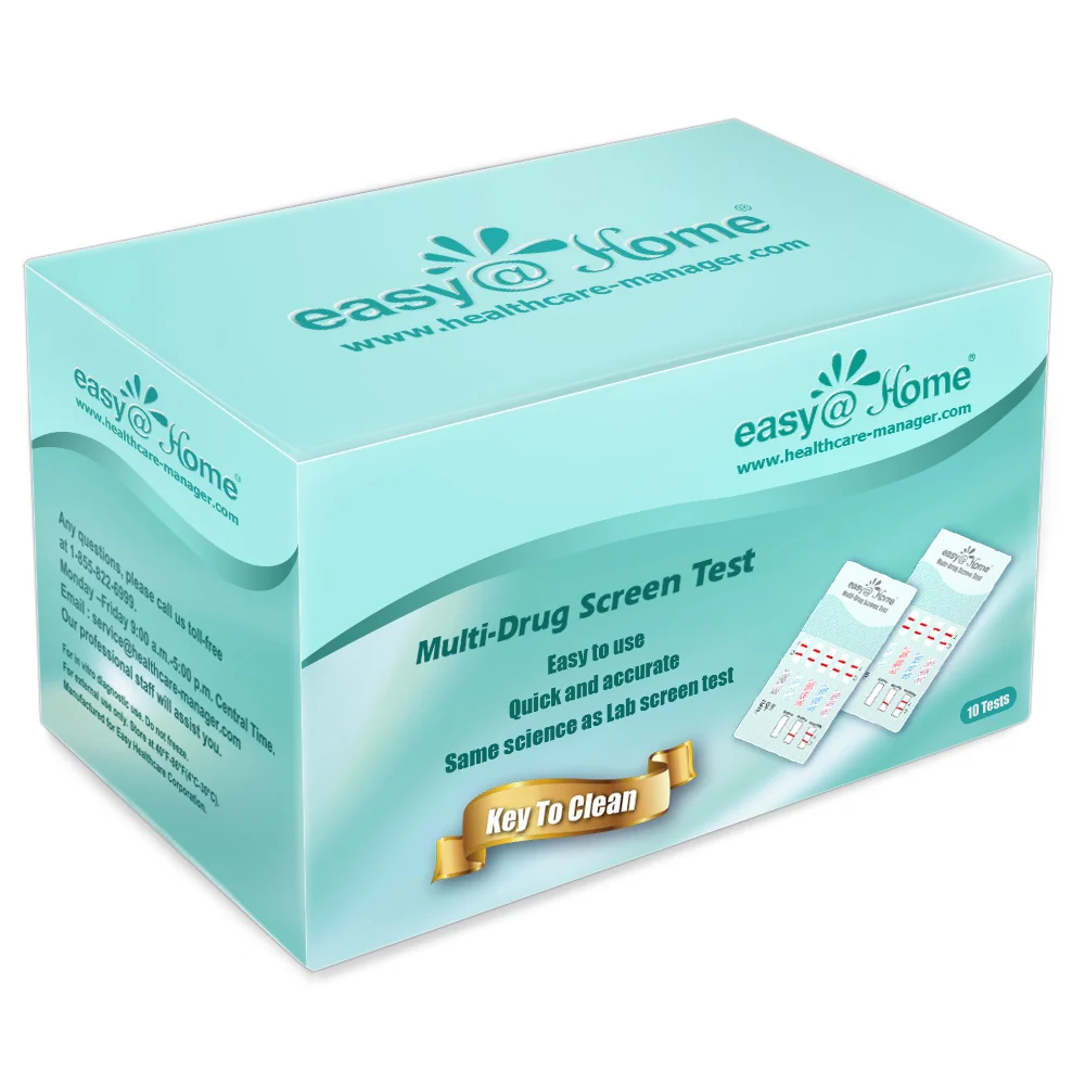 10 Pack Easy@Home 6 Panel Instant Urine Drug Test - Most Sensitive and Comprehensive Opiate/Opioids Test with Marijuana THC Panel - Testing MOP (OPI 300), BUP, COC, MTD, OXY, THC #EDOAP-065 - Image 5