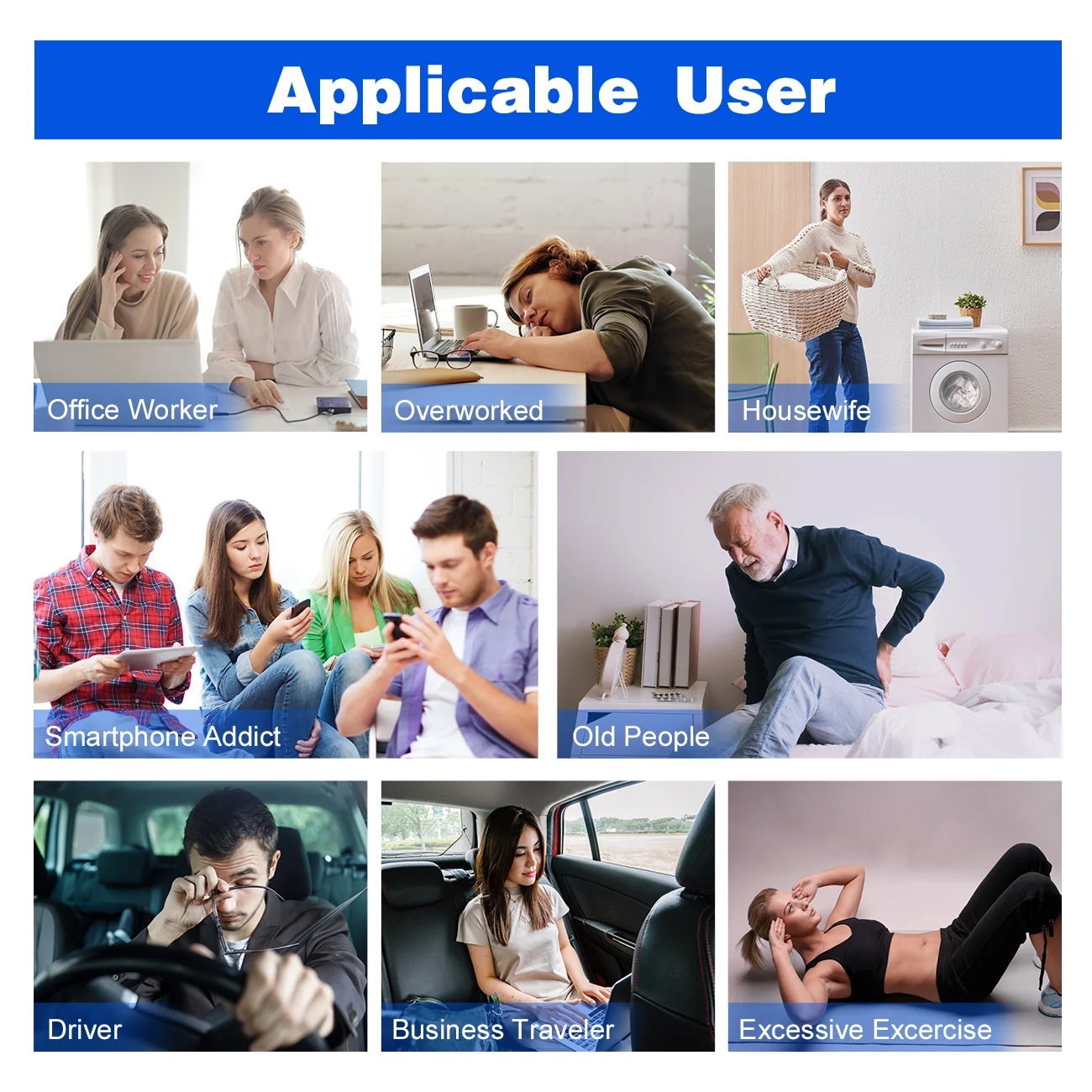 4 Outputs TENS Unit Muscle Stimulator Machine: Easy@Home 24 Modes Rechargeable EMS Electric Pulse Massager | Electric TENS Machine - Pain Relief Therapy for Back Pain | Neck Pain | Muscle Pain-AS8011 - Image 8