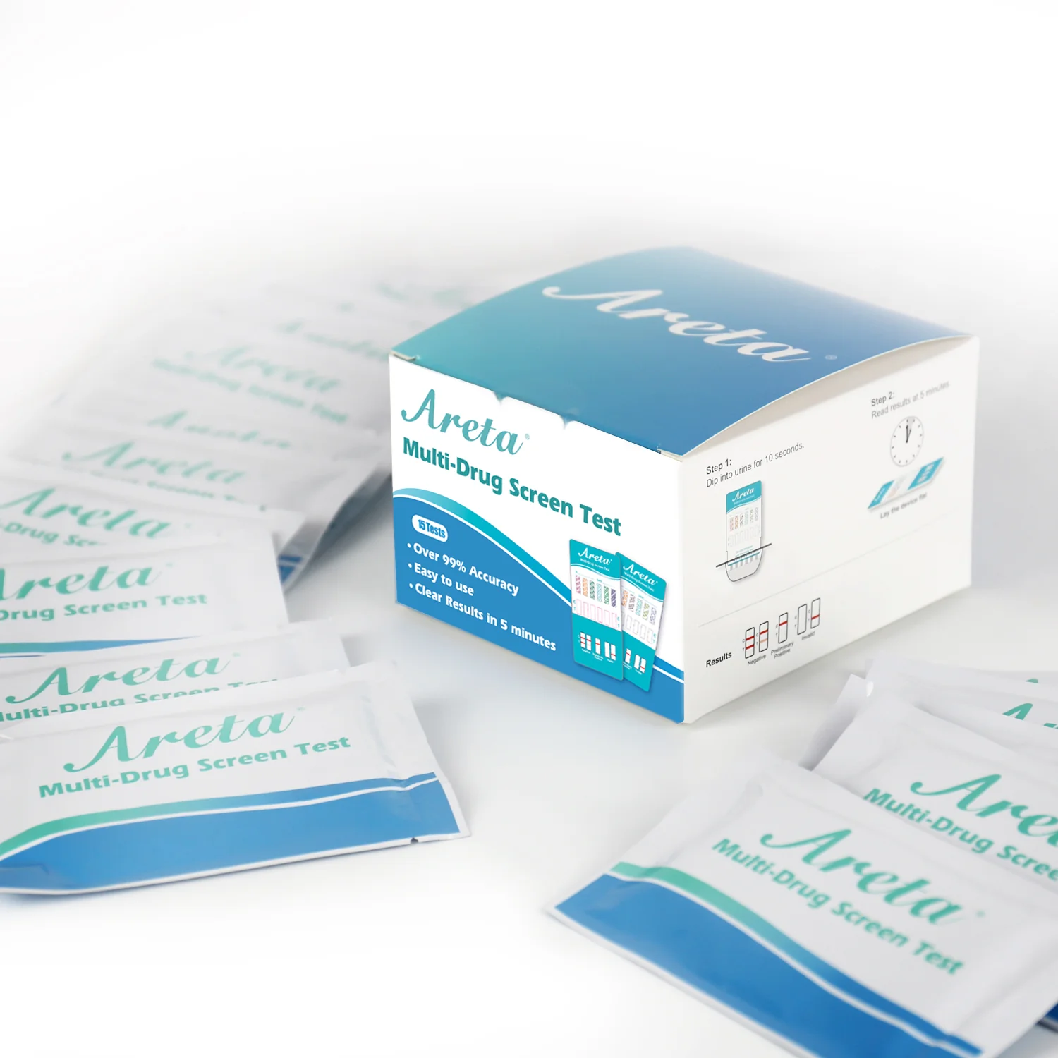 Areta 12 Panel Urine Drug Test Dip Card Kit #ADTP-6125B - Image 10