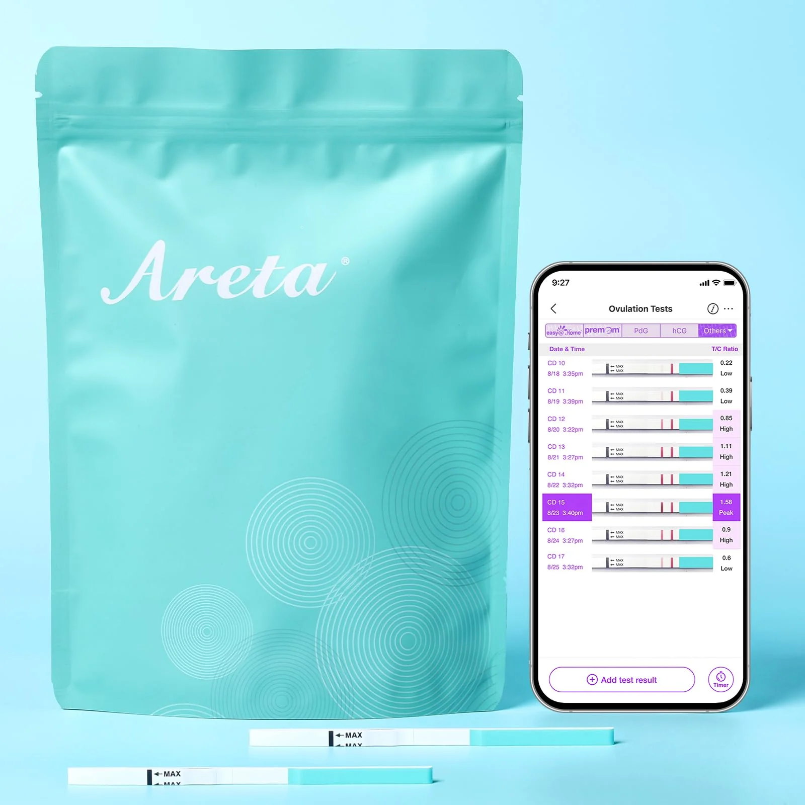 Areta 120 Ovulation Test Strips Kit: Accurate & Reliable for Women | Fast & Convenient Fertility Tracking | High Accuracy Ovulation Test Kit | Expiration Date 11/21/2026 - Image 7