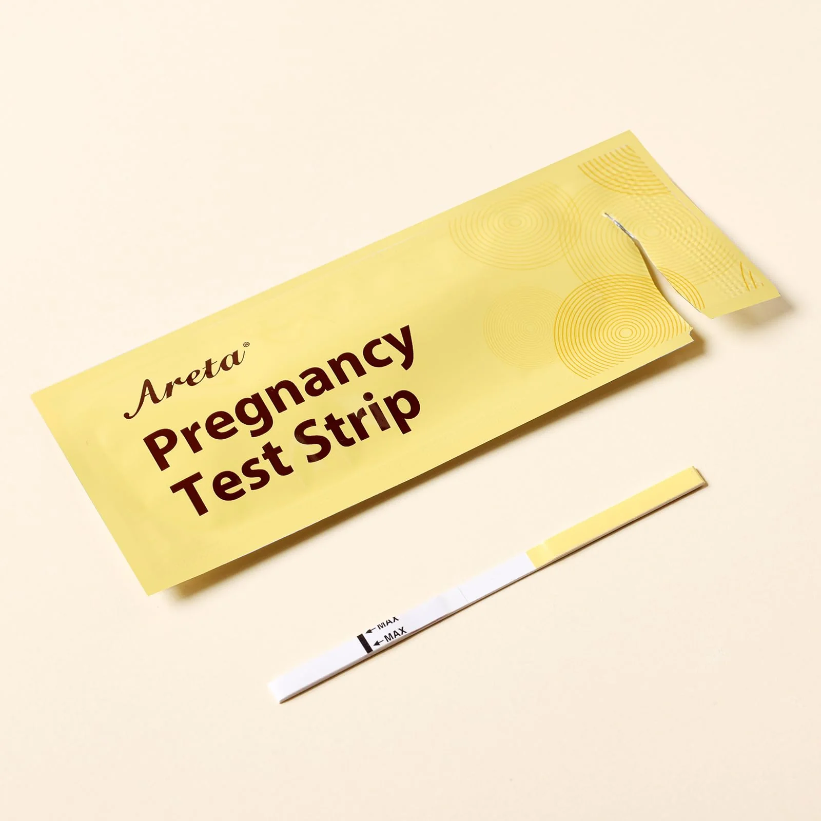 Areta Pregnancy Test Strips: 30-Pack hCG Tests, Highly Accurate and Rapid Results for Early Detection Before Your Missed Period | Expiration Date 11/24/2026 - Image 2