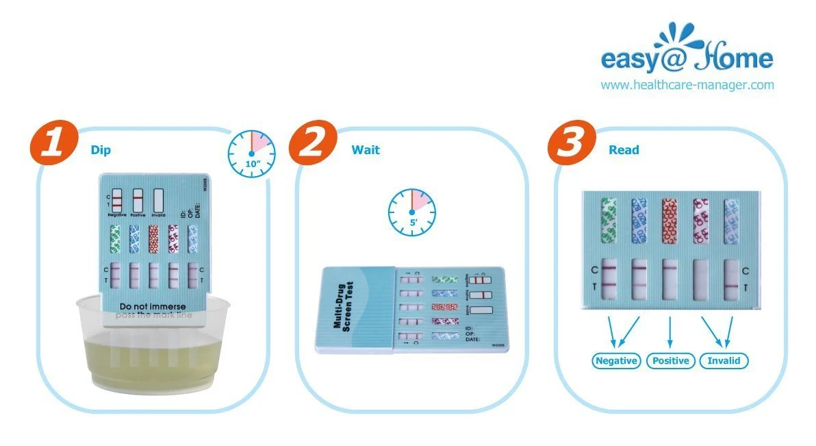 Easy@Home 4 Panel Instant Urine Drug Test EDOAP-144 - Image 7