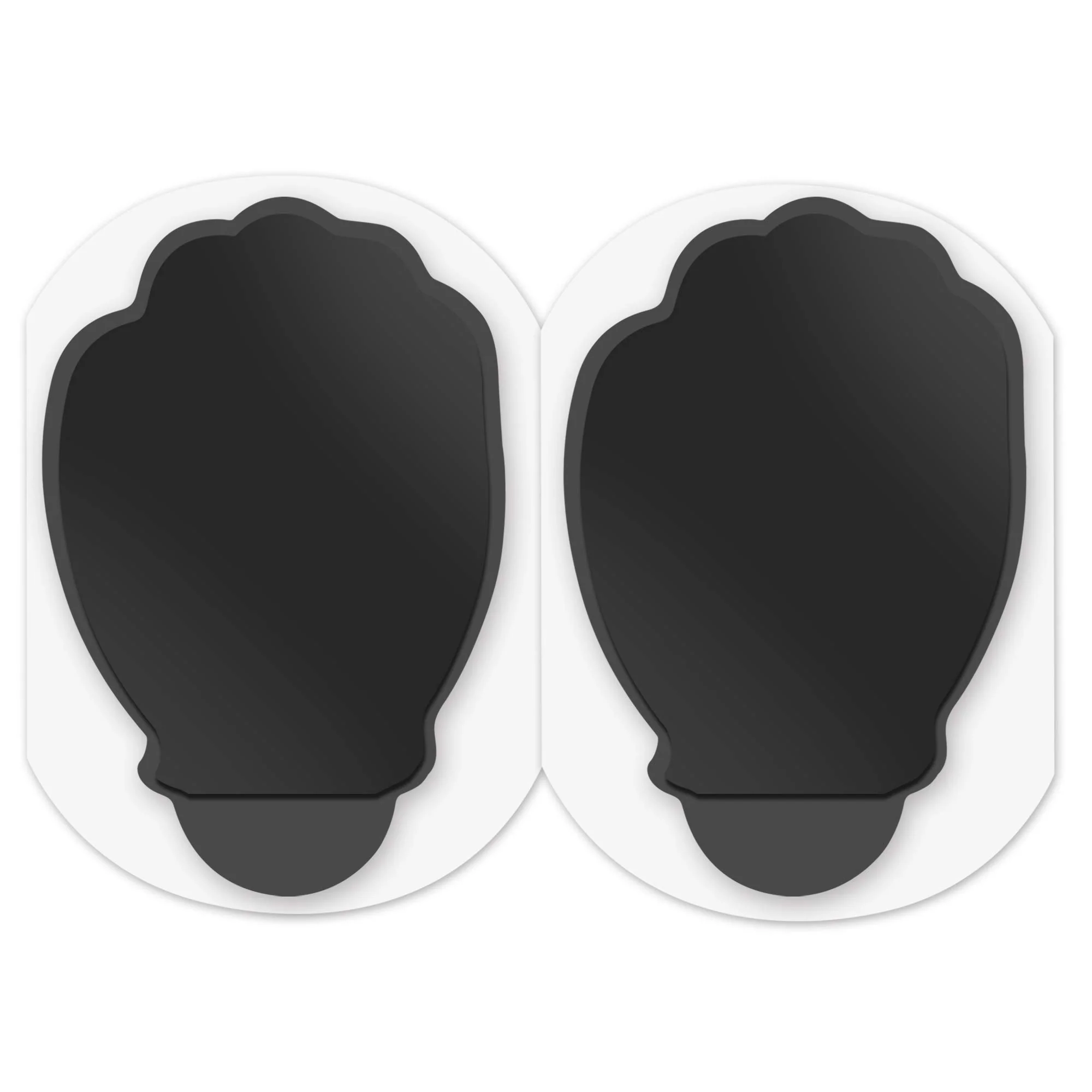 Easy@Home 16 2"x3" Reusable Adhesive Electrode TENS Pads for TENS Electronic Pulse Massager in Hand Shape, 510K Cleared for Over The Counter (OTC) Use - Image 3
