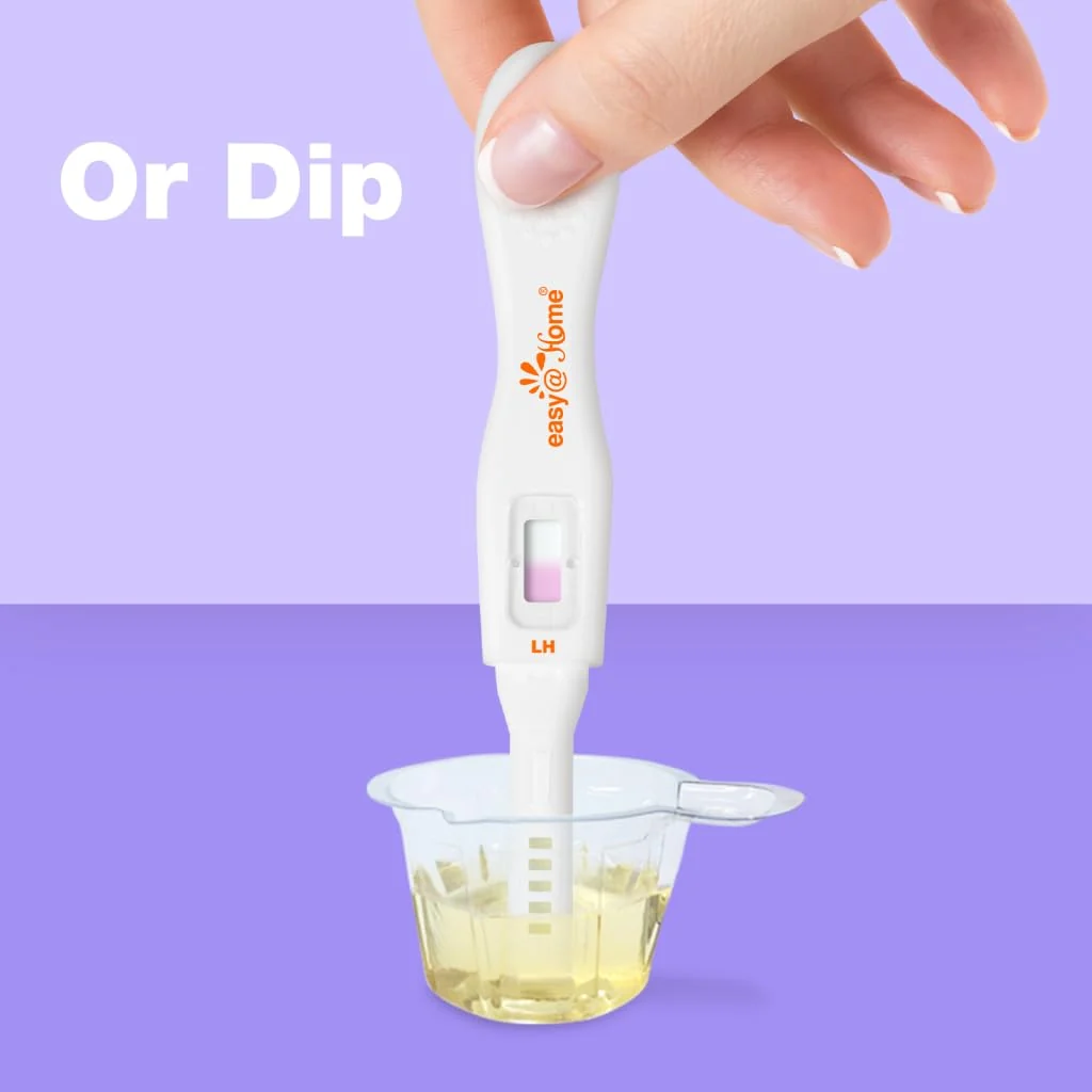 Easy@Home 25 Ovulation Predictor Kit Test Sticks, FSA Eligible Midstream Fertility Tests, Powered by Premom Ovulation Predictor App and Period Tracking - Image 6