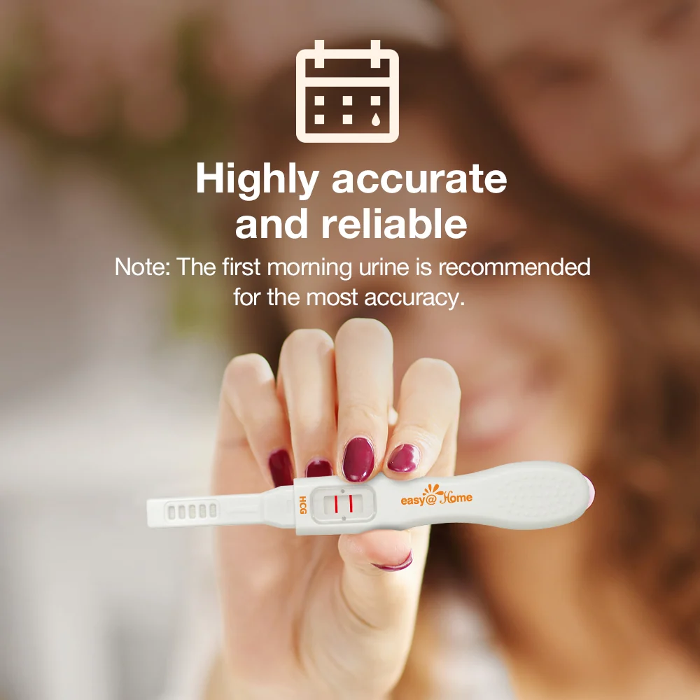 Easy@Home 3 Pregnancy Test Sticks - hCG Midstream Tests - Image 7