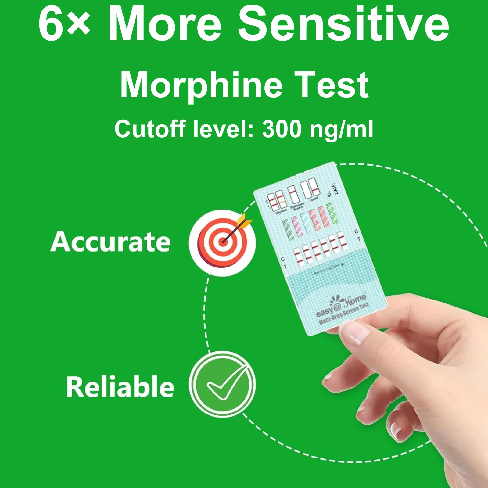 Easy@Home 6 Panel Dip Card Drug Test EDOA-865 - Image 3