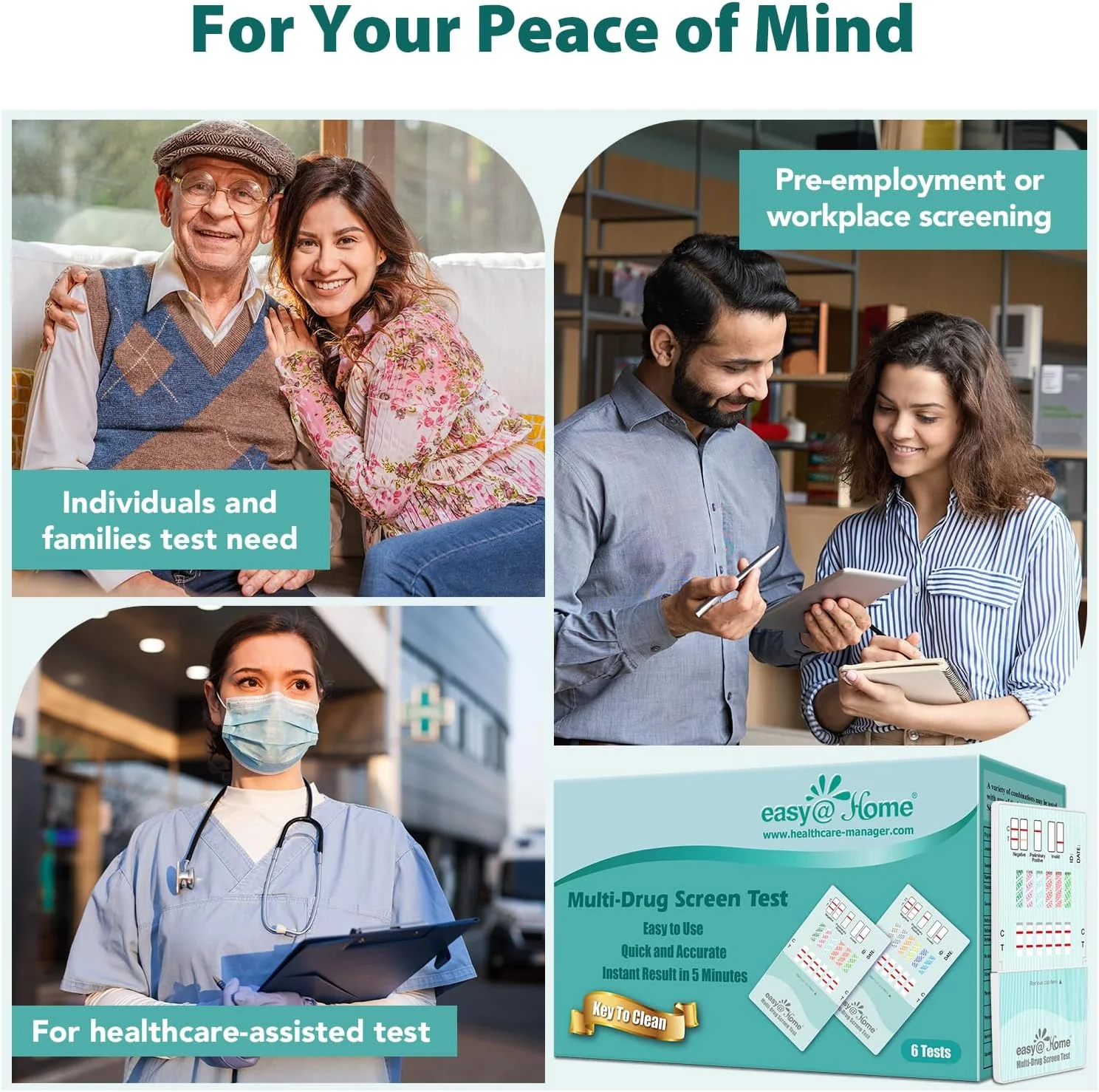 Easy@Home 6 Panel Dip Card Drug Test EDOA-865 - Image 6