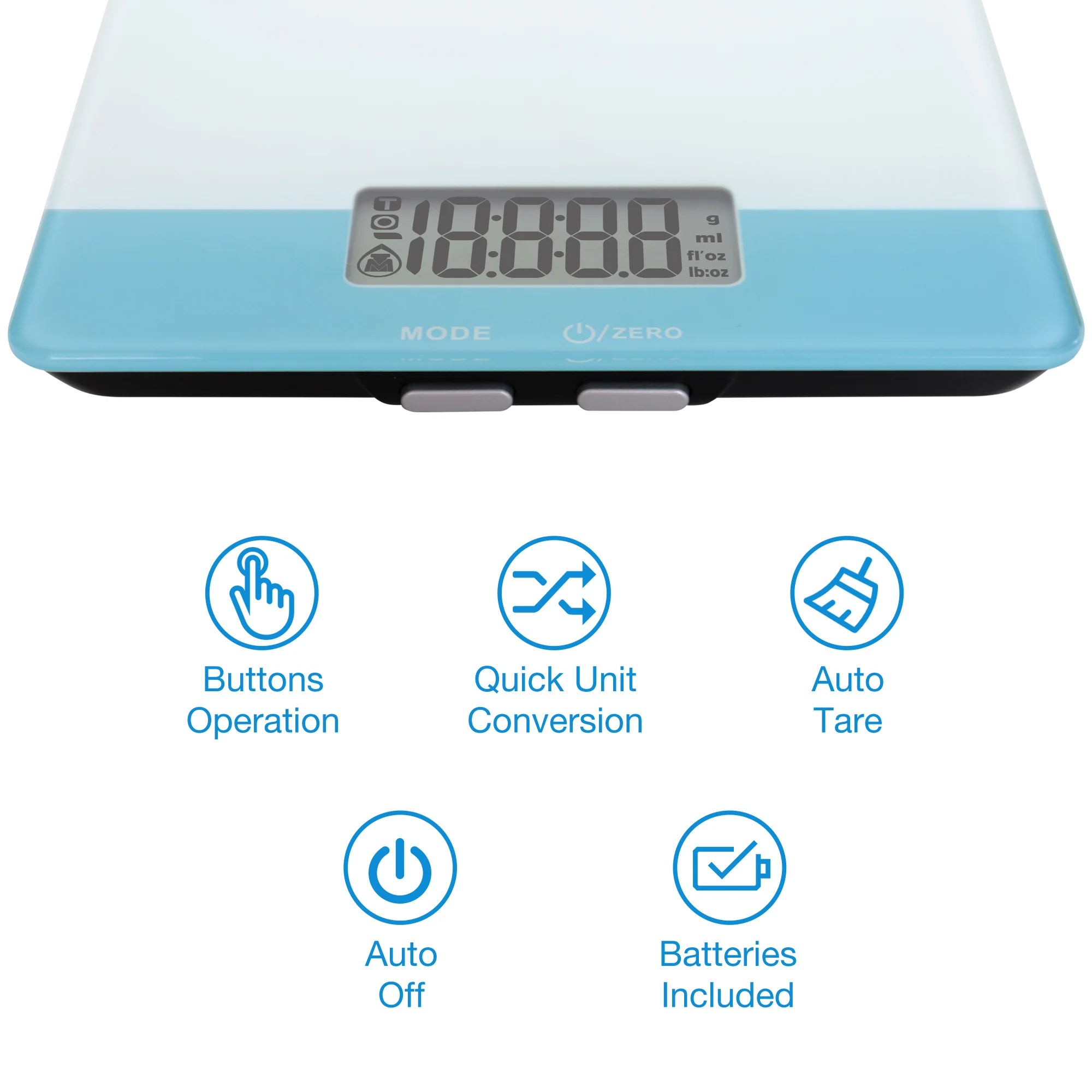 Easy@Home Digital Food Kitchen Scale, Professional Nutritional Calculator - Weight, Calories, Fat, Cholesterol, Carbohydrates - Diet Nutrient Diary Feature,ENC203 - Image 4