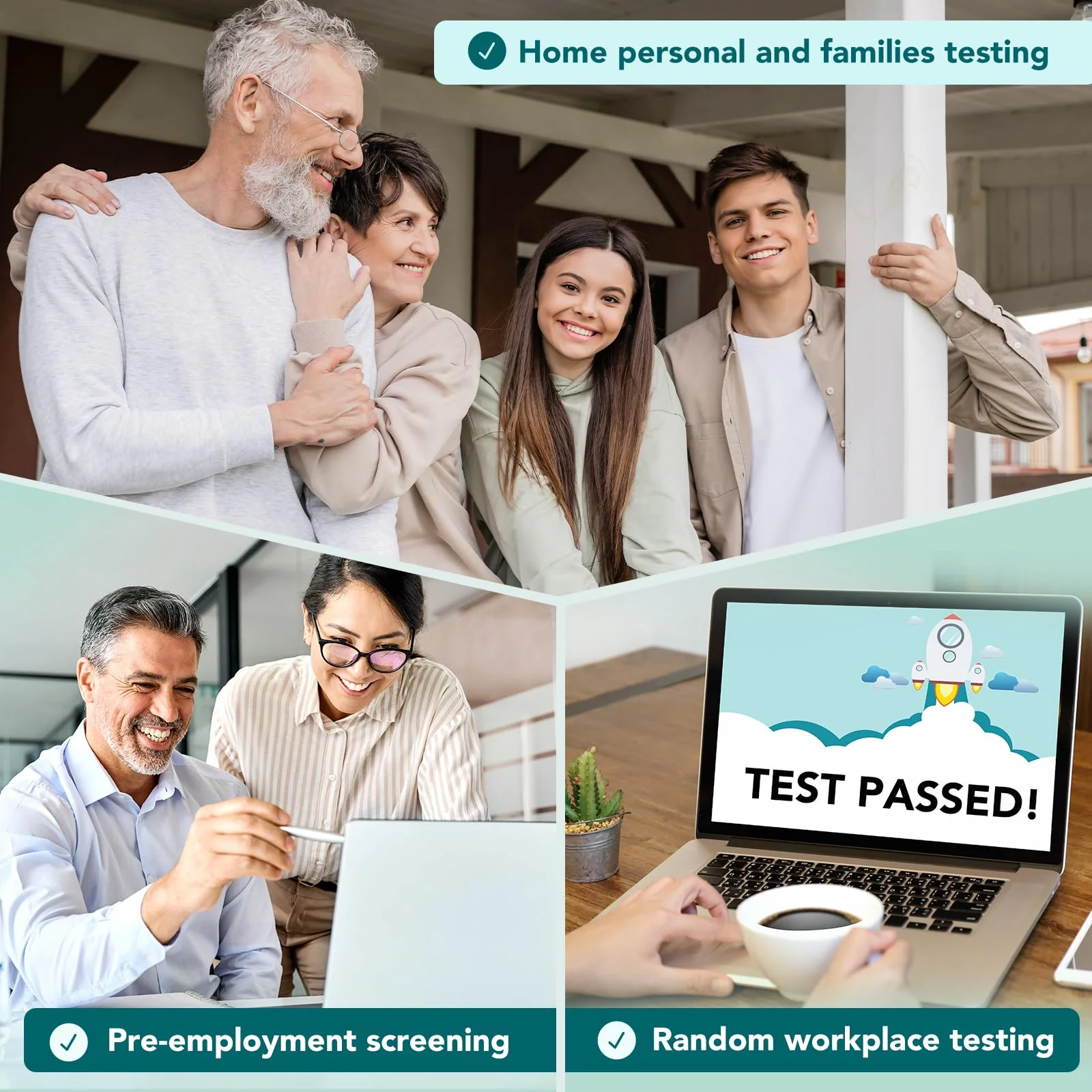 Easy@Home Multidrug Screen Test - At Home Urine Drug Testing Kits For All Drugs Detects Marijuana(THC), Cocaine(COC), Morphine(MOR/OPI 2000), Oxazepam(BZO), Amphetamine(AMP), MET, MDMA#EDOAP-174-5Pack - Image 7
