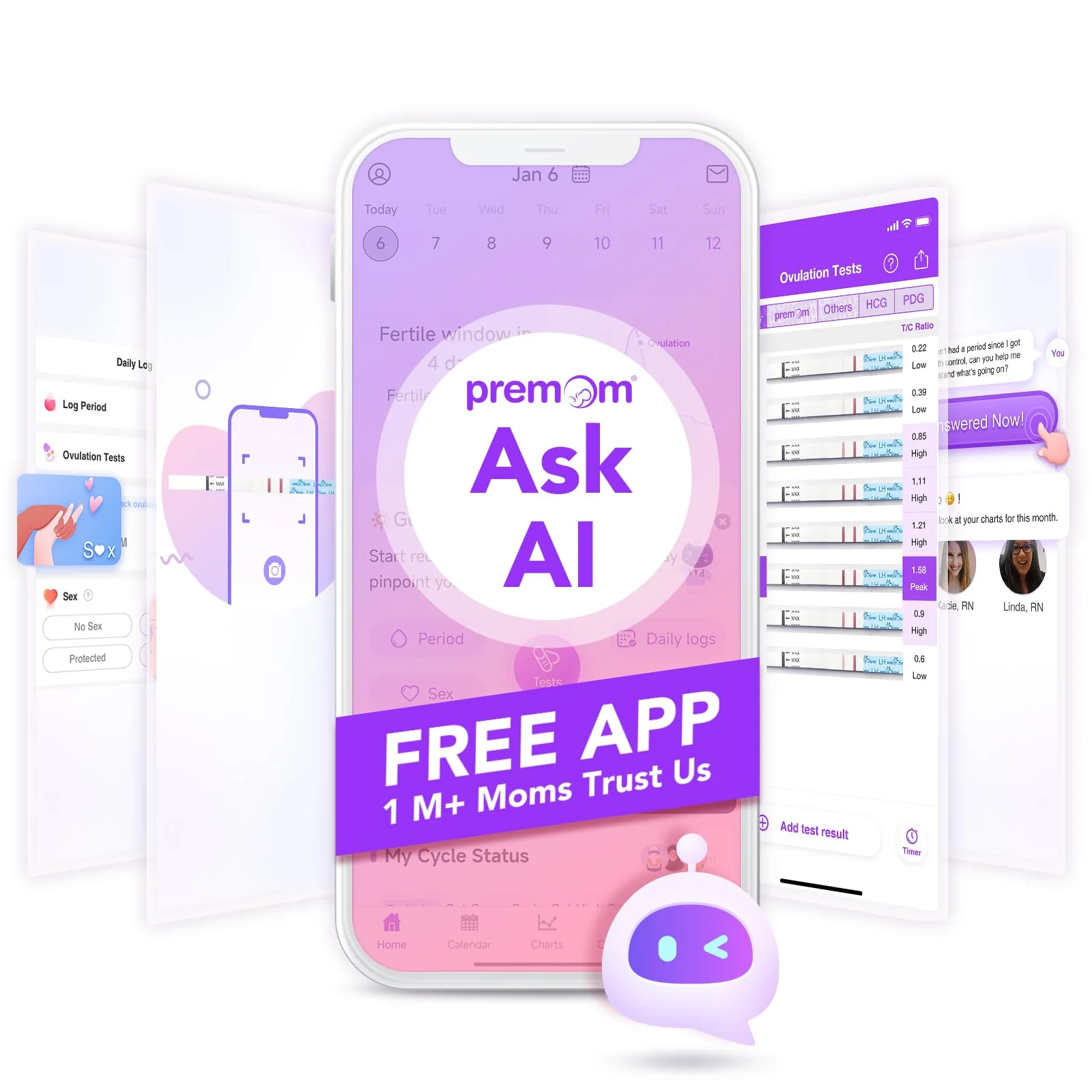 Easy@Home Ovulation & Pregnancy Test Kit: 50 Ovulation Test Strips + 3 Pregnancy Tests + 2 Collapsible Pee Cups - Accurate LH Surge Tracking & Early hCG Detection & Hygienic Home Use Urine Cup for TTC - Image 8