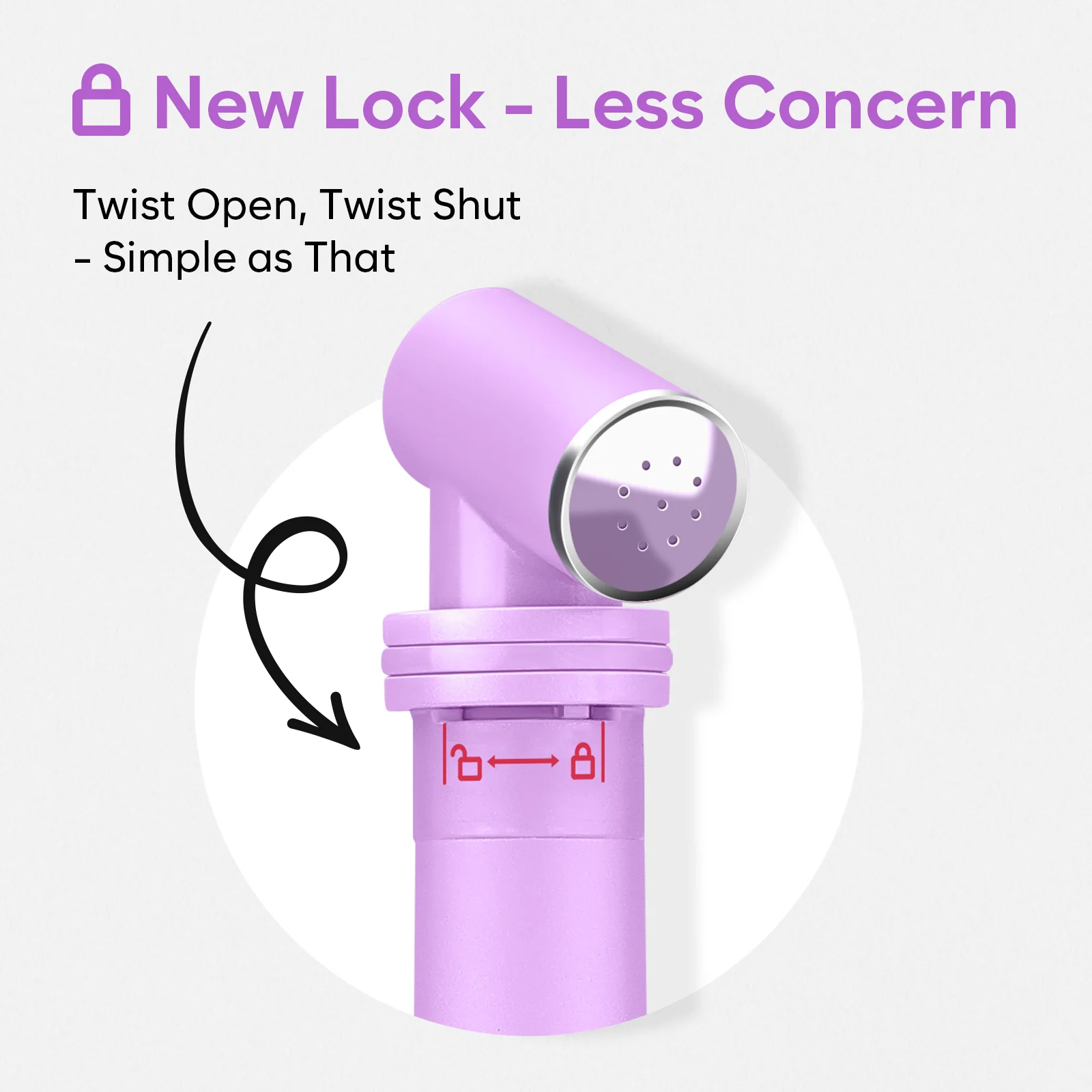 Easy@Home Portable Travel Bidet: Peri Bottle for Postpartum Essentials - Handheld Sprayer Kit for Perineal Care & Personal Hygiene | 380ml (12.8oz) | Women & Men | EPB-01 Pink - Image 4
