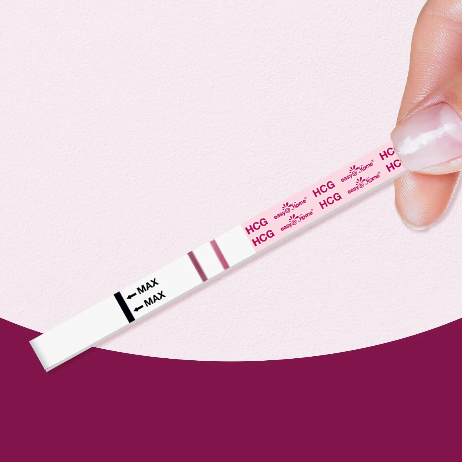 Easy@Home Pregnancy Test Strips: 20 Bulk Pregnancy Strips, Early Detection hCG Test Kit - Pruebas de Embarazo, Powered by Premom APP | 20 Pack - Image 8