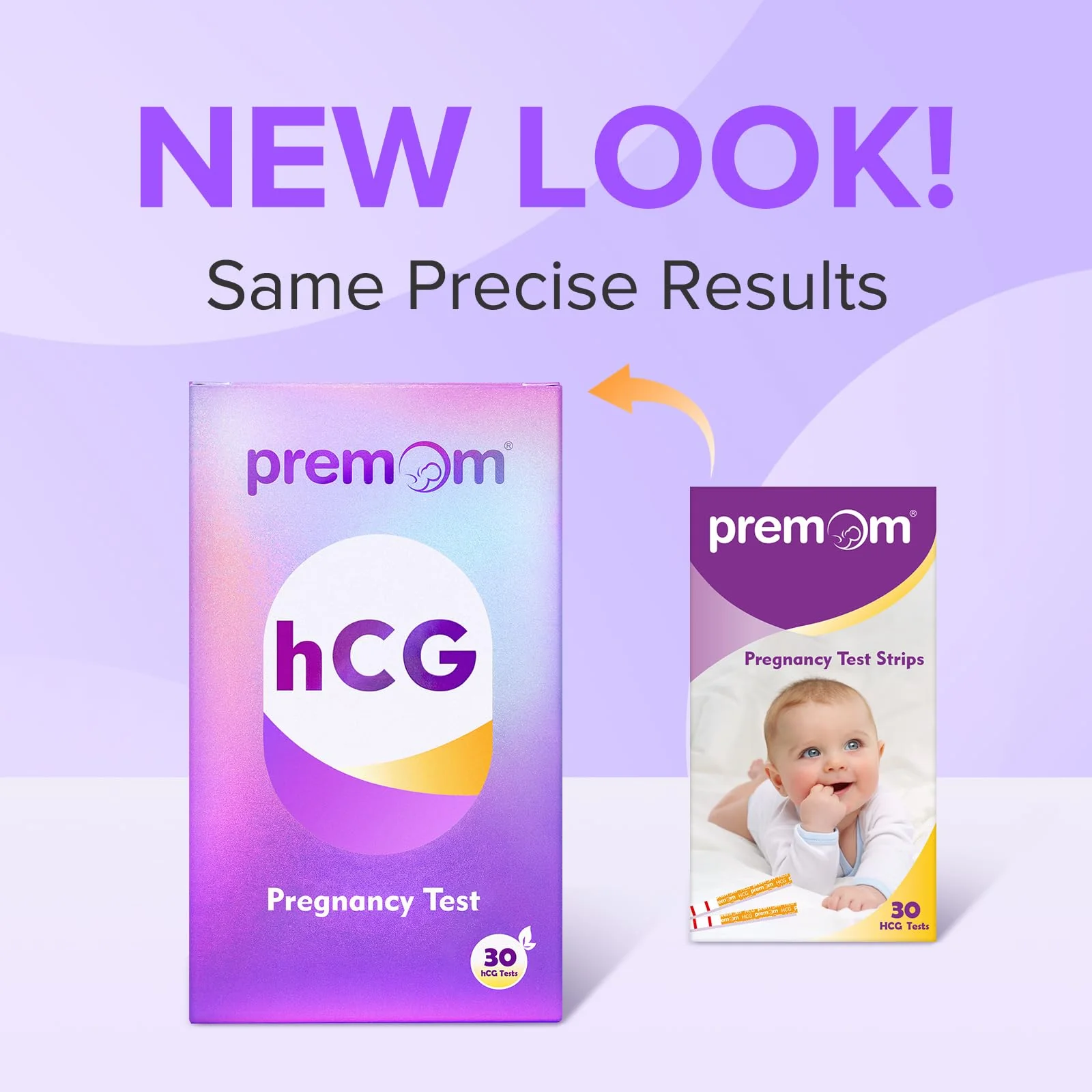 Premom Pregnancy Test Strips- 30 Pack Early Detection Pregnancy Test Kit Powered by Premom Ovulation Predictor iOS and Android APP - Image 2