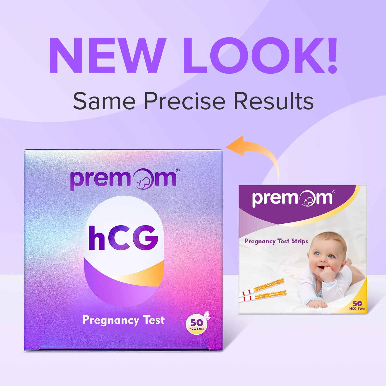 Premom Pregnancy Test Strips - Early Detection Pregnancy Test Kit Powered by Premom Ovulation Predictor APP (50 Count) - Image 2
