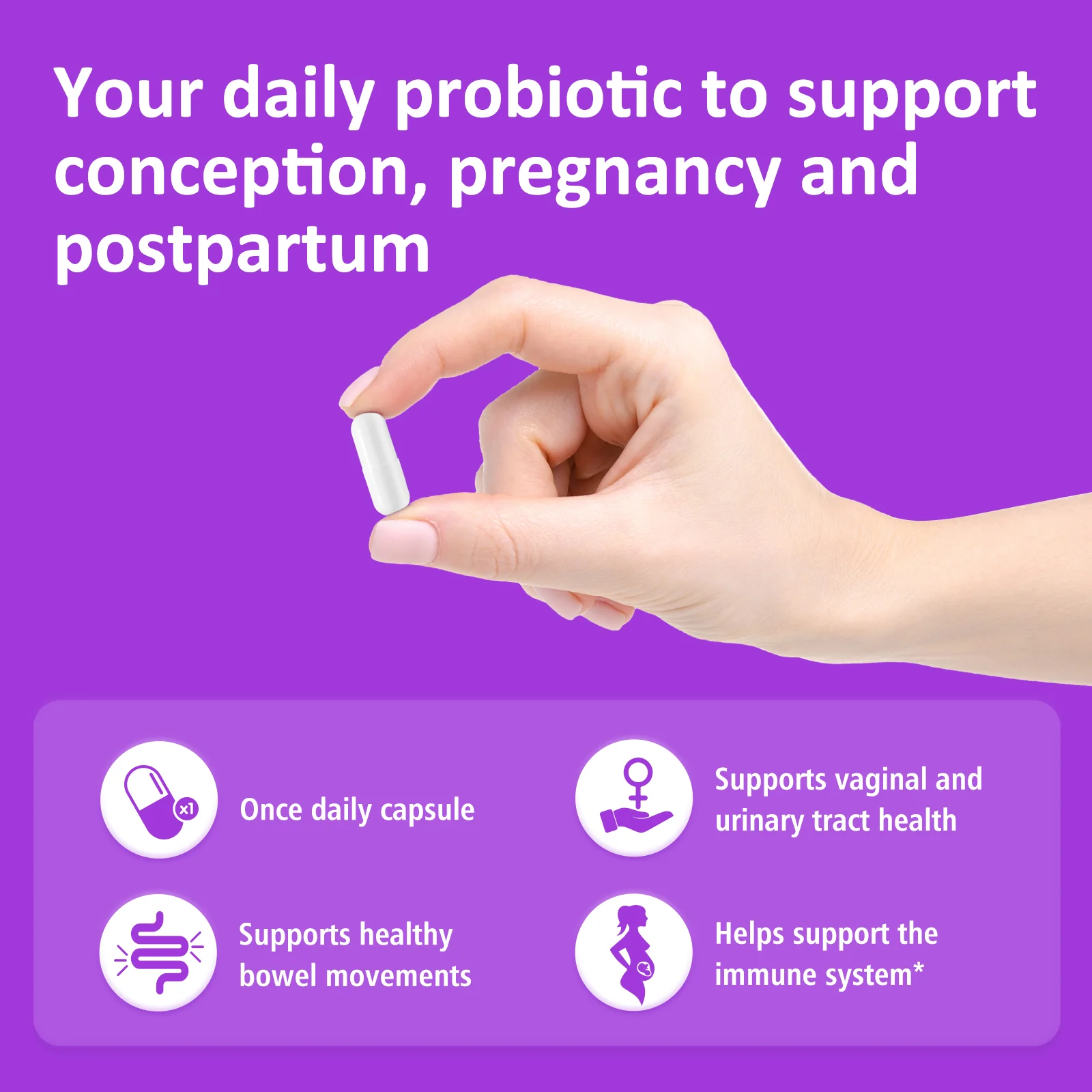 Premom Prenatal Pre & Probiotics for Women: Organic Prebiotics, 30 Billion CFU, 18 Diverse Strains - Image 7